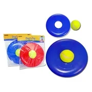 Flying Disc With Tennis Ball