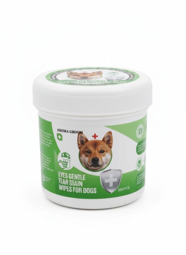 Aroma Groom Gentle Tear Stain Wipes