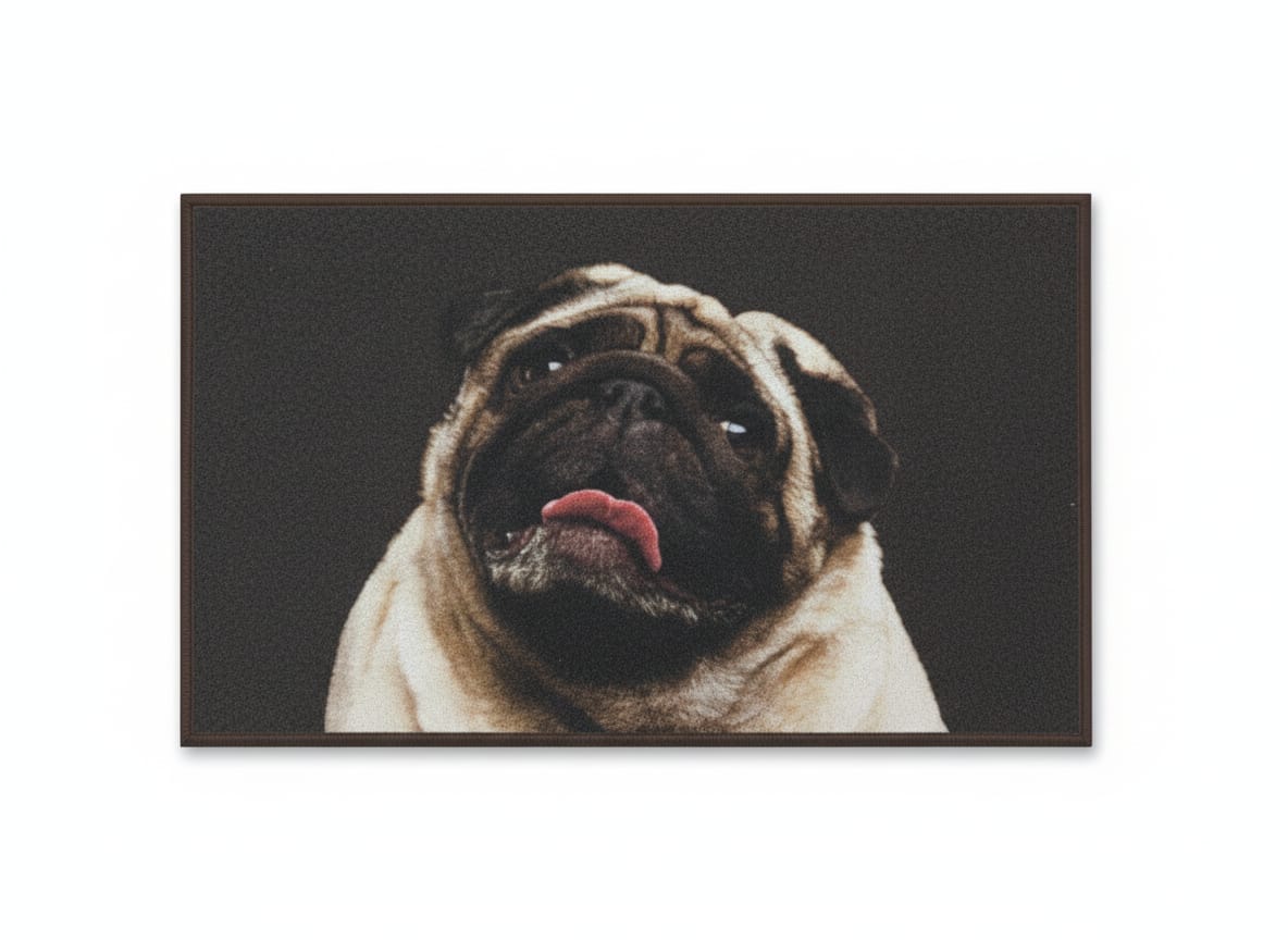 Happy Pug Mat - Image 2